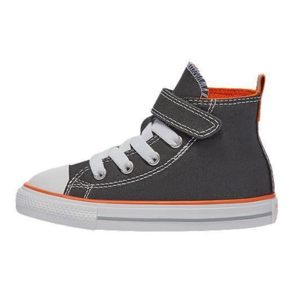 BRAND NEW boy toddler converse chuck Taylor all star hi velcro shoes size 9 - Picture 2 of 9